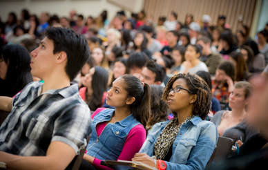 students in lecture